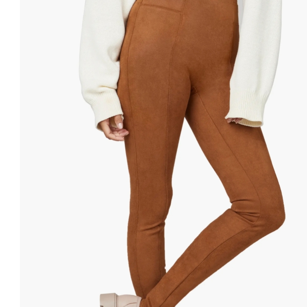 Spanx Rich Carmel Suede Legging